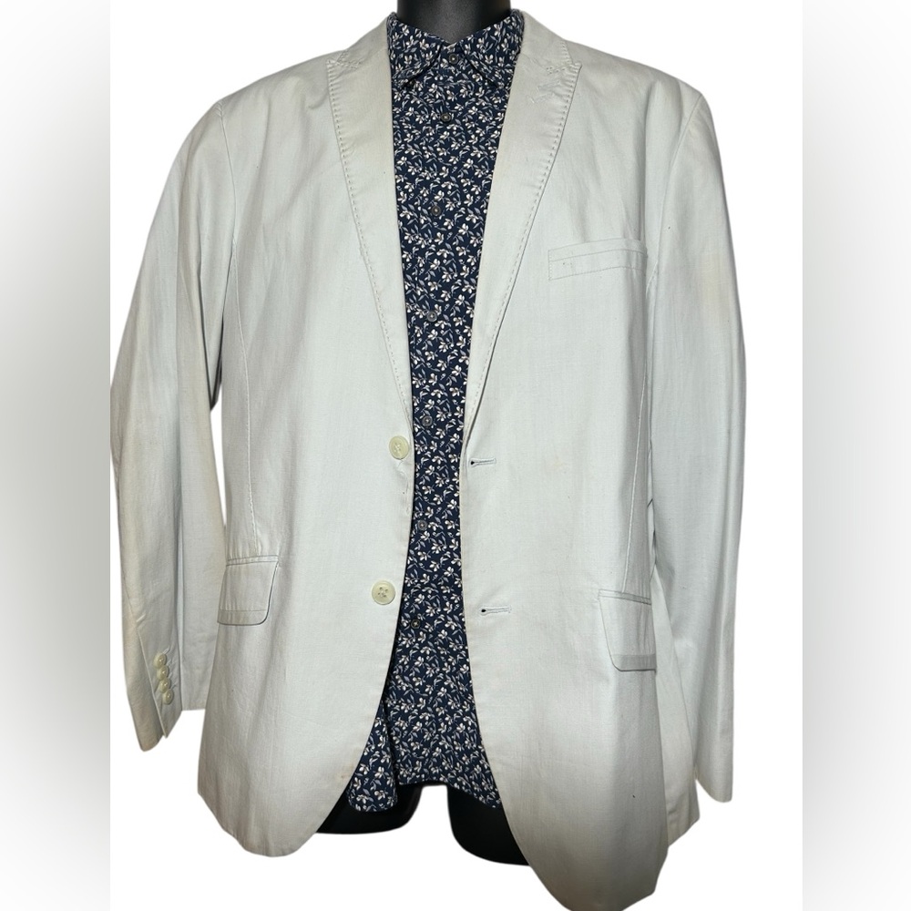 Men’s Denim & Flower Floral Shirt - Picture 5 of 10